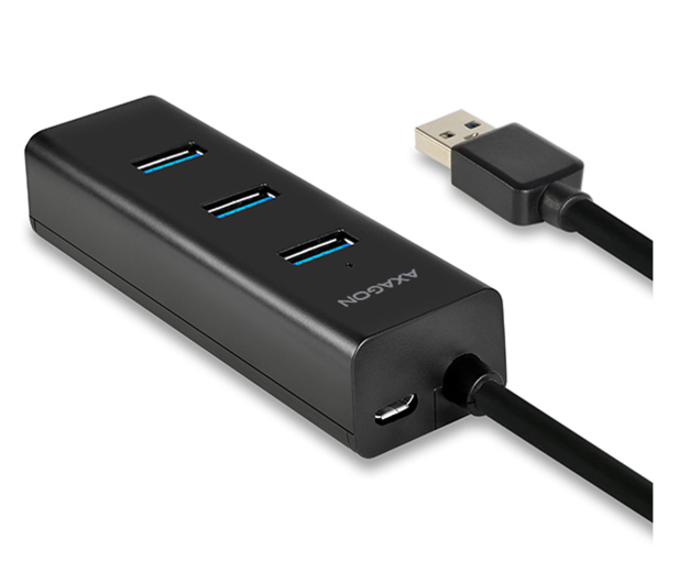 Axagon HUE-S2B, 4x USB 5Gbps CHARGING hub, micro USB, USB-A 30cm - 1353428 - zdjęcie 2